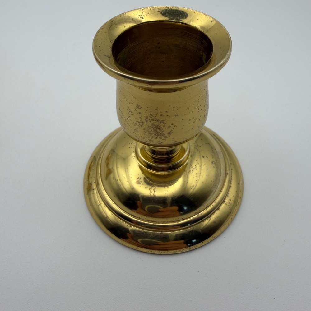 Partylite Brass Candle‎ Holders Set Gold Tone Taper Candlesticks Pair 2 - Picture 2 of 7